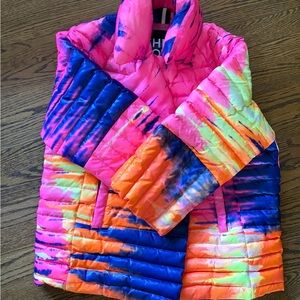 THINK ROYLN Vibrant Multicolor Puffer Jacket